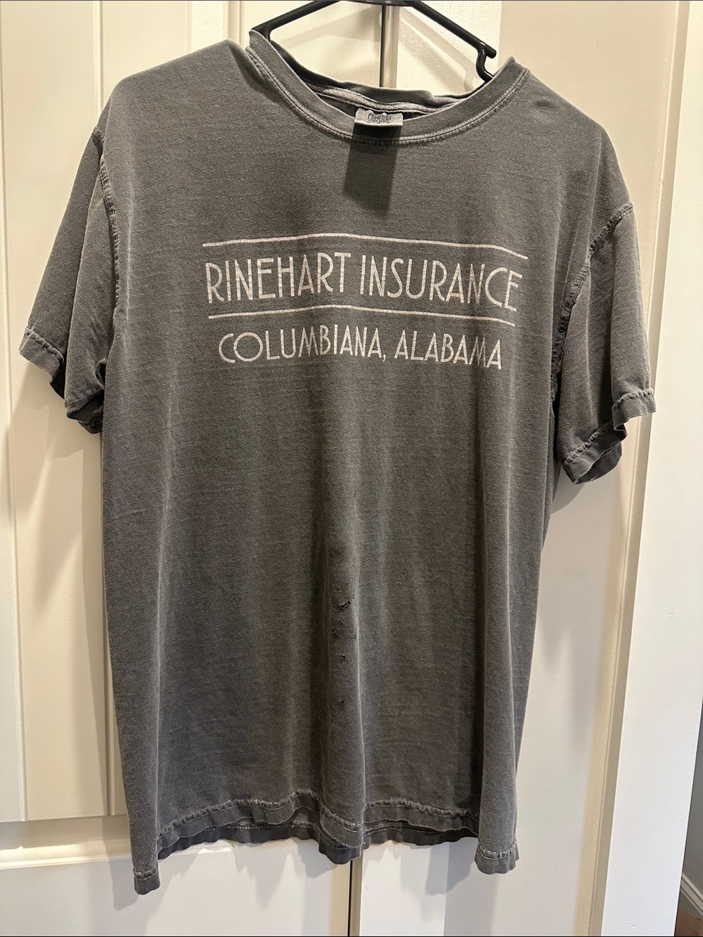 Comfort Colors Gray Rinehart Insurance Columbiana Tee